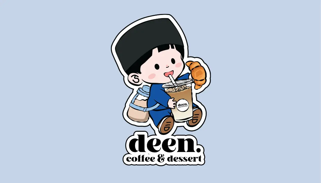 Deen. Coffee & Dessert Logo
